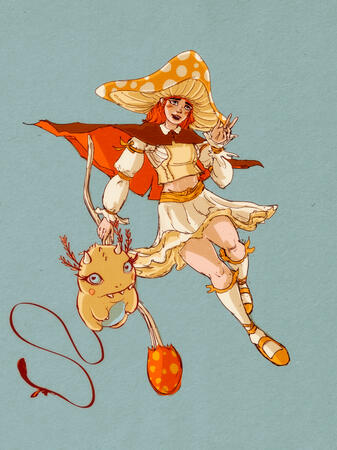Mushroom Witch OC